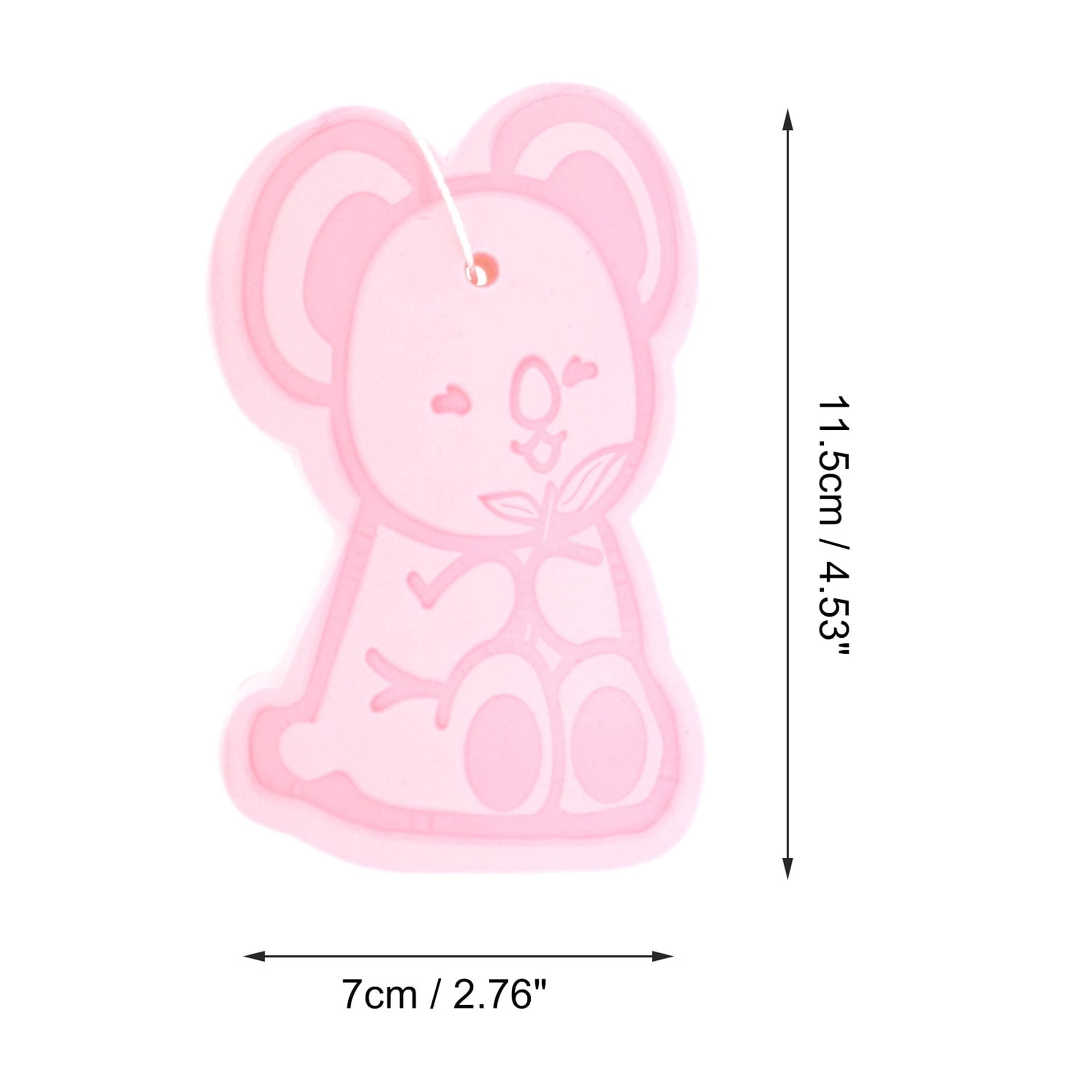 Unique Bargains Cartoon Bath Shower Brush 4.53"x2.76"x1.1" 1 Pc Pink