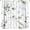 Eucalyptus-3, variant on 2 Pack Grey Botanical Valances for Windows, Weeping Eucalyptus Leaves Watercolor Kitchen Valance Light Filtering Rod Pocket Short Curtains for Kitchen Bathroom, 54"x18"