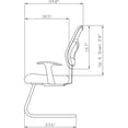 thumbnail image 3 of Lorell LLR86202 Chair, 3 of 5
