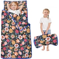 Pioneer Flower Floral Print Pattern Toddler Nap Mats for Kids Preschool,Sleeping Mat Bag or Kids,Toddler Sleeping Bag,Toddler Nap Mat or Daycare
