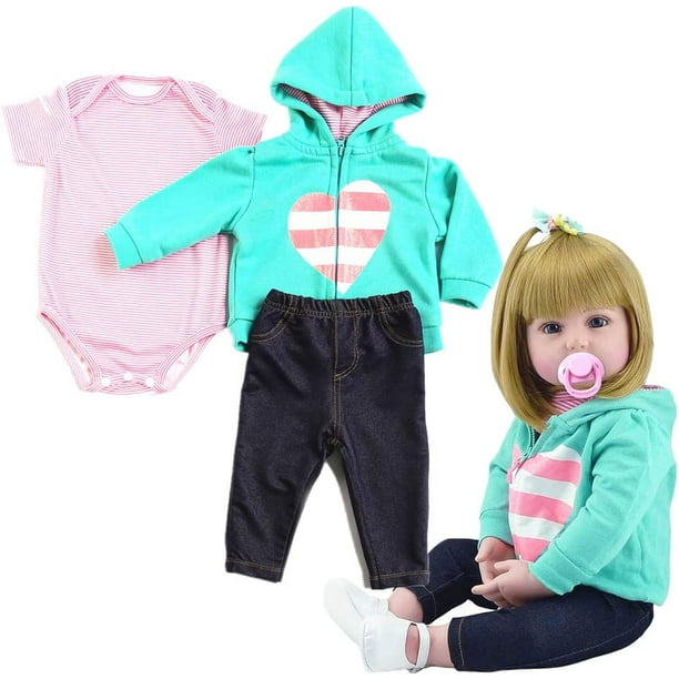 22 inch reborn doll deals clothes