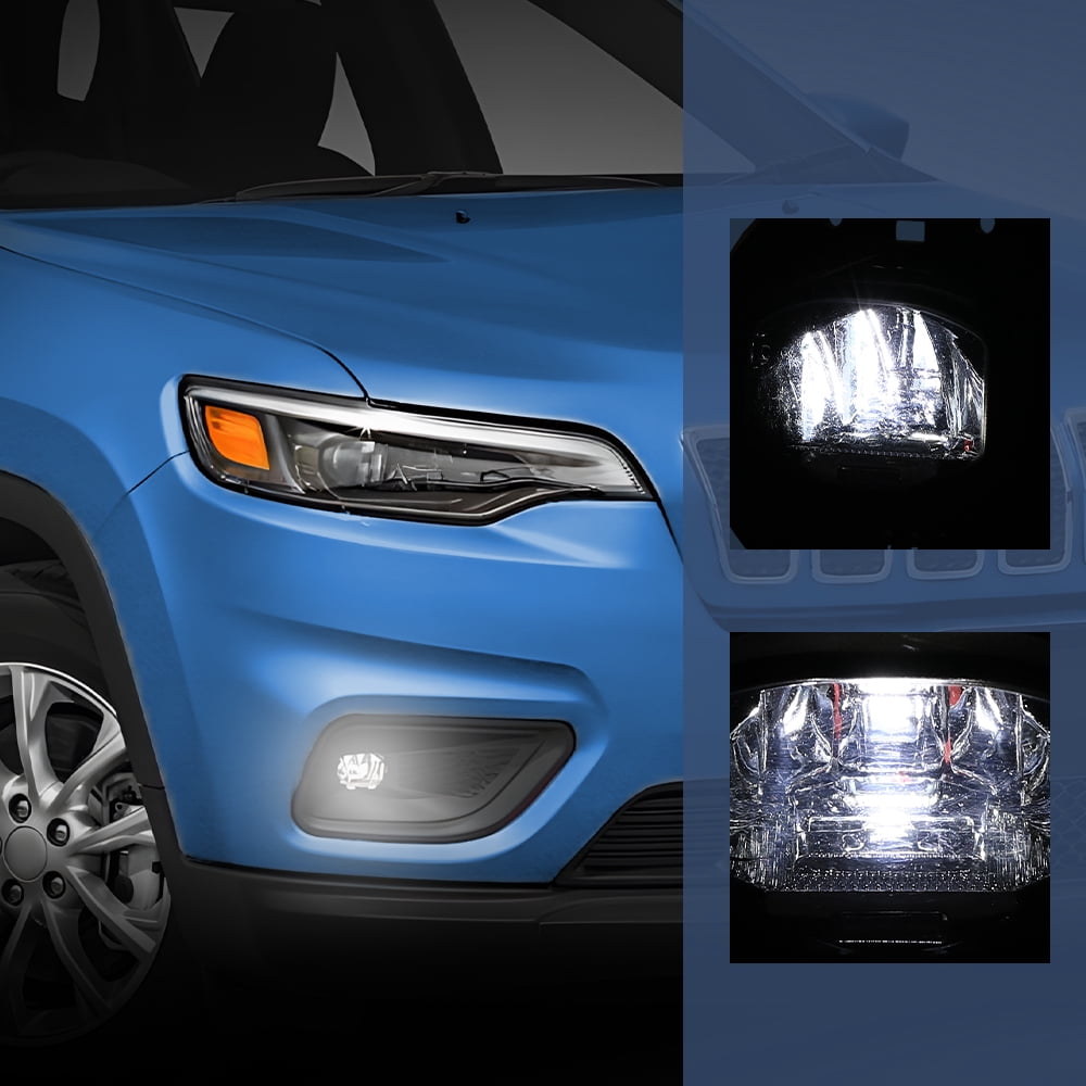 LED Fog Light Left or Right Side Fit for 2019 Jeep Cherokee 68410368AB CH2592161