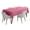 Rose Rose, variante sur Vargottam Nappe Intérieure/extérieure 58 x 120 Pouces Nappe Rectangulaire Imperméable pour Patio, Nappes de Printemps/été pour Table Circulaire de Cour/barbecue/pique-Nique - Rouge