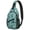 Sushi, variant on Cute Daisy Floral Sling Backpack for Women, Retro Yellow Boho Crossbody Travel Bag with Artistic Bloom Pattern, Lightweight Small Hiking Shoulder Bag