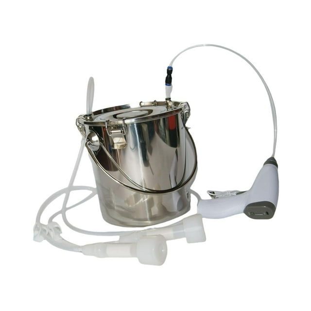 Máquina de ordeño eléctrico de cabra 5L Gran capacidad para suministros de ordeño para el hogar agrícola Parther Electric Echer Milker