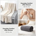 thumbnail image 2 of KFUIRDE Large Bath Towel, Towels Bath, Thick & Soft Quick Dry Absorbent Towel, Oversized 28"x55" Velvet Touch Towel for Bathroom, Gym, Shower & Hotel, Coffee, 2 of 8