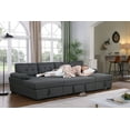 thumbnail image 3 of Allan Upholstered Sleeper Sectional Sofa, 3 of 5