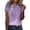 Light Purple_001, variant on Fgnfyis Womens Tops Women's Fashion Print Casual Short Sleeve Crew Neck T Shirt Top T Shirts for Women Light Gray_001 M