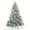Prelit Flocked Tree, variant on IC ICLOVER 6.5ft Prelit Christmas Tree, Artificial Christmas Tree with 250 Warm White Lights, 850 Tips, Metal Stand and Hinged Branches, Storage Bag
