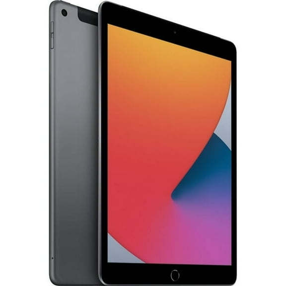 Restored Apple iPad 8 10.2"" Tablet, 2020, 32GB, Wi-Fi and Cellular, Space Gray (Refurbished)
