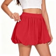 thumbnail image 2 of Antinious Child Girls Solid Adjustable Waist Versatile Fashion Sport Casual Shorts, 2 of 5