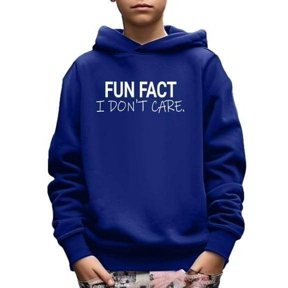FUN FACT Letter Print Boys Casual Pullover Long Sleeve Hoodies For Spring Autumn 5-14Y Kids Sweatershirt Outdoor