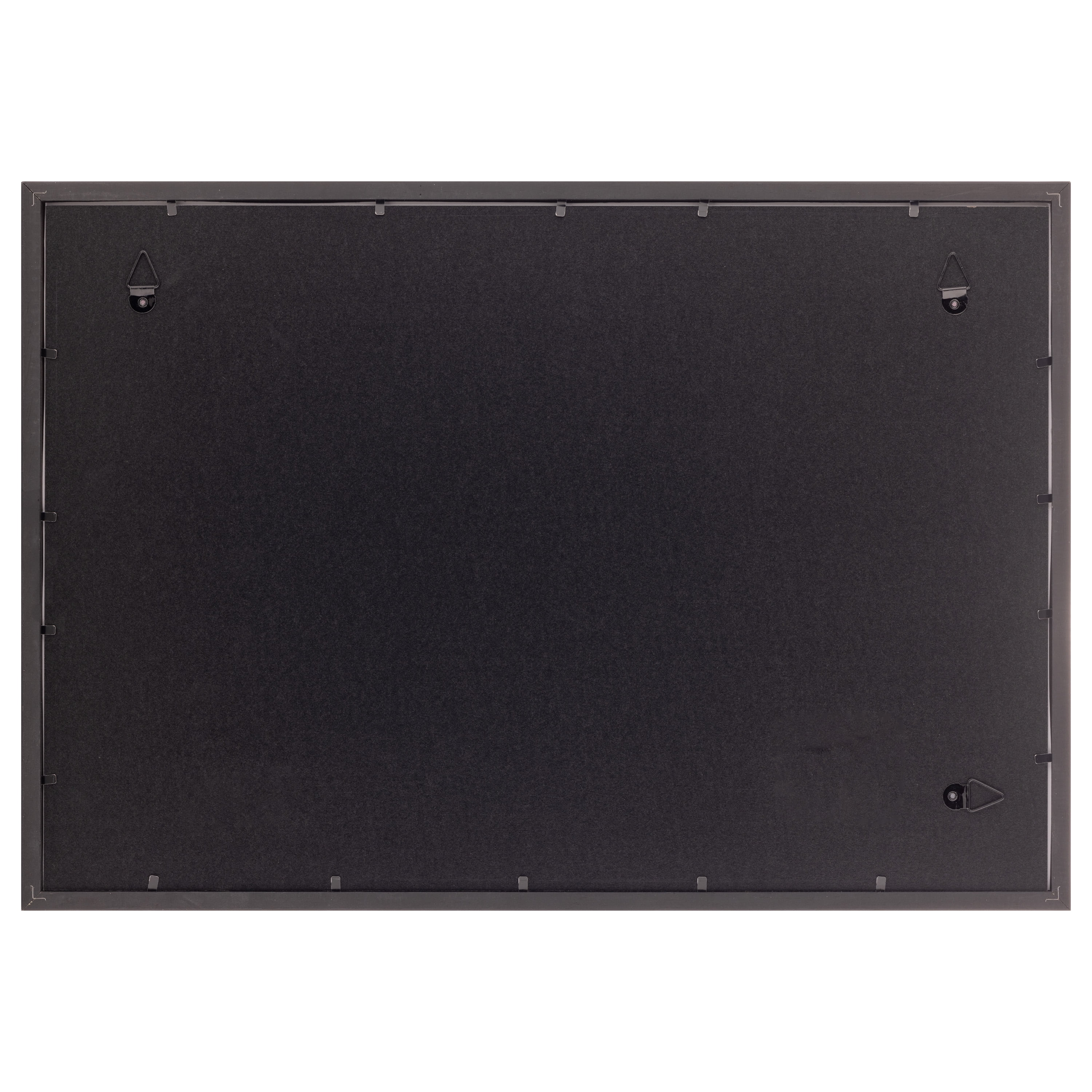 Snap Black Wood Picture Frame Real Glass Wall Display 13" x 19" 1-pack
