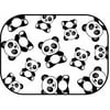 Auto Drive Cartoon Panda PVC Static Cling White Sun Shade of Product Size 12" x 16"
