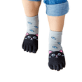 thumbnail image 3 of Fortune 1 Pair Kids Five Finger Toe Socks Ankle Socks Baby Cartoon Animal Socks, 3 of 3