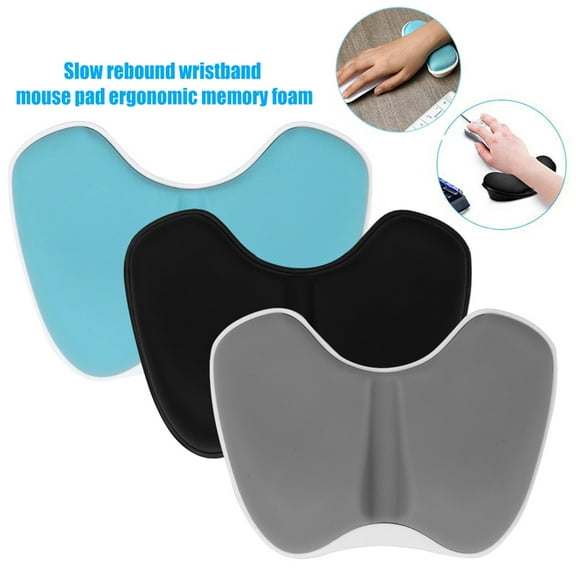 SPRING PARK Ergonomic Anti-Slip Memory Foam Gaming Mouse Mat Keyboard Wrist Rest Support Pad