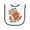 White and Black, variant on Inktastic I Love Watching Football with My Grandpa Baby Terry Cloth Bib