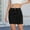 Black, variant on Skorts Skirts for Women Denim Mini Skirt Side Slit with High Waisted Jean Shorts Stretchy Womens Fashion Hip Wrap Dress