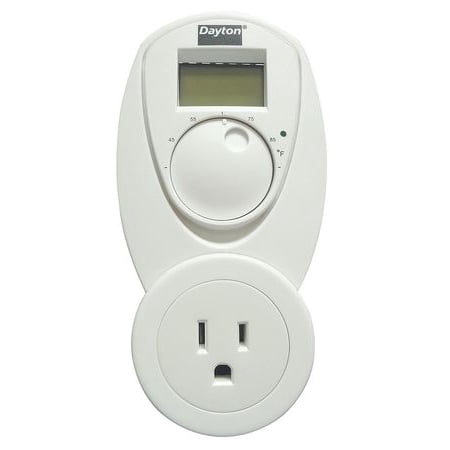 DAYTON Line Voltage Thermostat, 120VAC, 1 Stage, 1UHG6 - Walmart.com