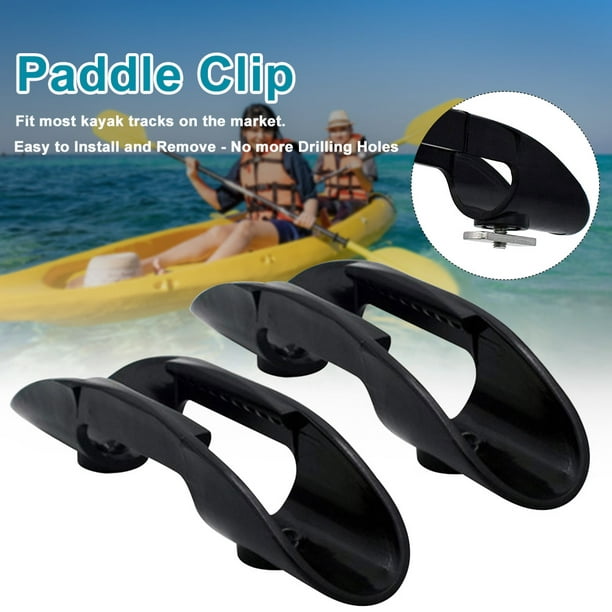 2pcs Paddle Clip Water Sports ABS Track Mount Boat Accessories Fishing Net