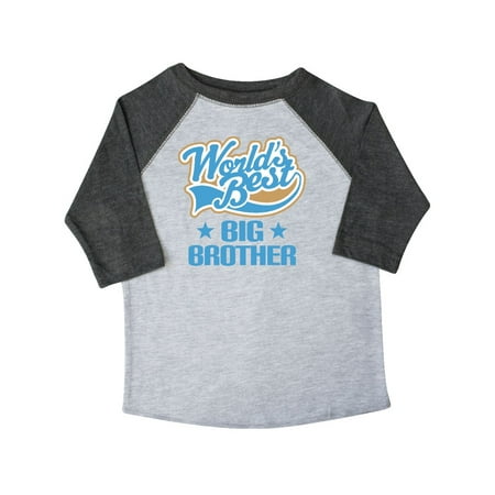 Worlds Best Big Brother Toddler T-Shirt (World Best Handsome Boy)