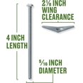 thumbnail image 3 of Hillman Fasteners 370081 25 Pack Round Head Toggle Bolt - 0.32 x 4 in., 3 of 7