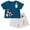 Navy / gray, mickey mouse, variant on Disney Mickey Mouse Donald Duck Pluto T-Shirt and French Terry Shorts Outfit Set Newborn to Little Kid