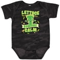 thumbnail image 3 of Inktastic Lettuce Romaine Calm Boys or Girls Baby Bodysuit, 3 of 5
