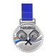 thumbnail image 3 of Medalla de ganador de Pickleball de aleación de zinc, elegante trofeo para decoración del hogar, logro deportivo plateado, 3 of 9