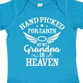 thumbnail image 4 of Inktastic Handpicked for Earth by My Grandpa in Heaven Angel Wings Boys or Girls Baby Bodysuit, 4 of 5
