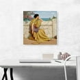 thumbnail image 2 of ARTCANVAS Leisure Hours 1905 Canvas Art Print by John William Godward - Size: 18" x 18" (1.50" Deep), 2 of 9