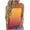 Orange, variant on Boho Eyelet Tube Tops for Women Beach Vacation Top Cute Tie Dye Tank Tops Loose Fit Summer Tunics Casual Strapless Tube Top