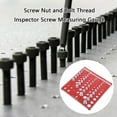 thumbnail image 2 of Lerpwige Lightweight Bolt Thread Checker Identifier Board for Home Workshop Organization, 2 of 8