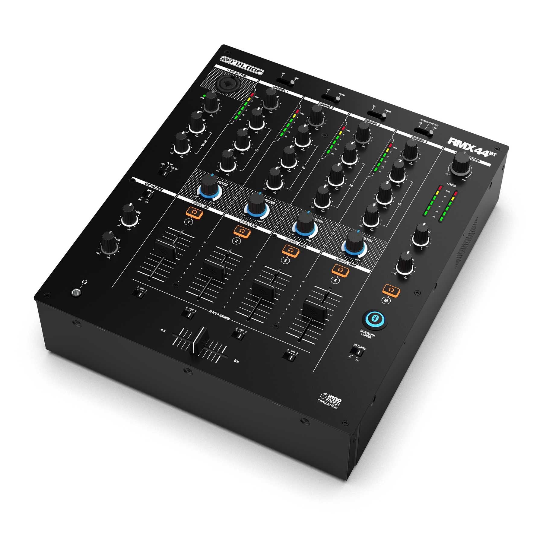 Reloop RMX-44 BT - 4 Channel Bluetooth DJ Club Mixer