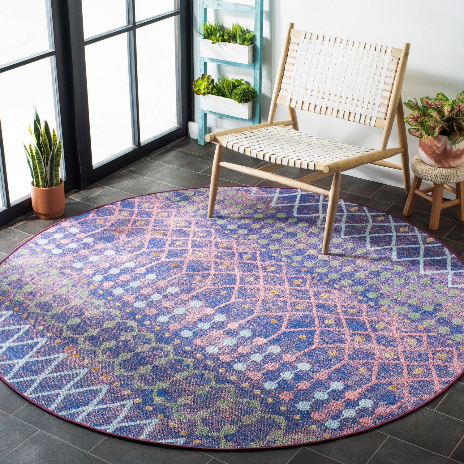 Safavieh Summer Merrill Geometric Distressed Area Rug