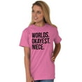 thumbnail image 4 of Worlds Okayest Niece Family Love Girls Kids T Shirt Tees Teen Brisco Brands XS, 4 of 5