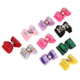thumbnail image 2 of 10PCS Small Bowknot for Puppy Dog Hair Bows with Metal Clips Handmade Hair Accessories Bow Pet Grooming Supplies, 2 of 9