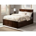 thumbnail image 3 of Madison Platform Bed with Matching Foot Board with Twin Size Urban Trundle Bed in Multiple Colors and Sizes, 3 of 9