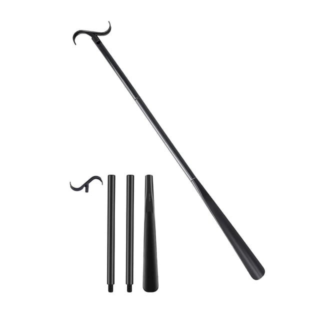 A Multi Functional Dressing Aid For Elderly And Pregnancy Assistance Long Handle Sock Shoe Horn Dressing Stick Mobility Helper