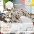 thumbnail image 2 of Vintage Rooster Bedding Duvet Cover Set King Size 4 Pieces Sunflower Farmhouse Rural Country Bedding Set with Zipper Closure, 1 Comforter Cover 92x106 Inches 1 Flat Sheet & 2 Pillow Cases, 2 of 7