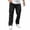 Black, variant on MELDVDIB Mens Cargo Pants Baggy Drawstring Elastic Waisted Wide Leg Pants Solid Color Stretch Outdoor Pant with Pockets Green 2XL