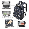 thumbnail image 5 of JIALIOU 14" Laptop Backpack Waterproof Airline Approved Stylish Casual Daypack for Travel Business College Work, Cute Little Daisy, 5 of 8