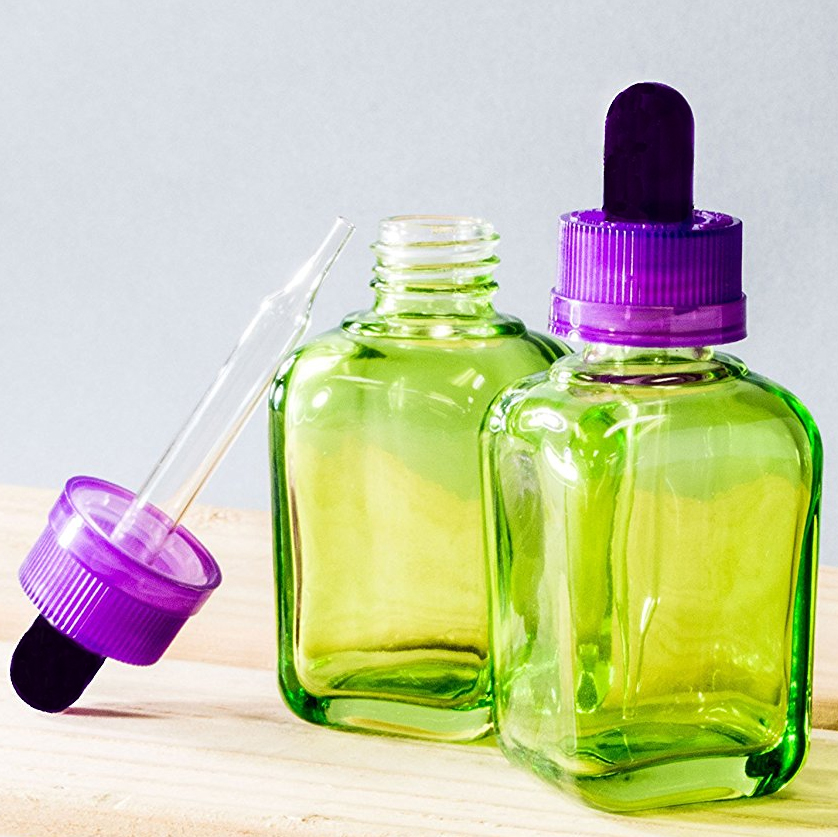 Download 10 Pack Of 30ml Green Glass Dropper Bottles With Purple And Black Tops Walmart Com Walmart Com