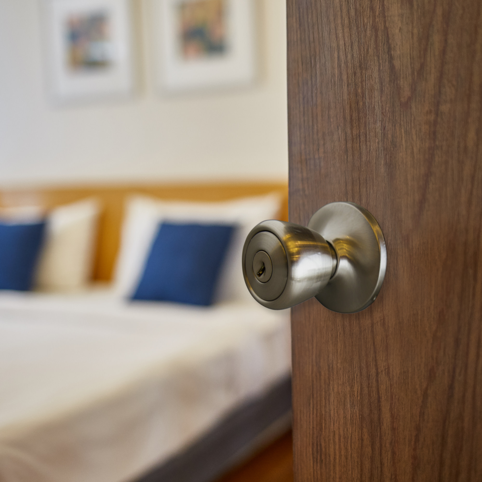 Design House Satin Nickel Keyed Entry Door Knob photo 7