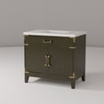 thumbnail image 5 of Laurel 36 in W x 22 in D Brown Oak Single Bath Vanity and White Quartz Top, 5 of 8