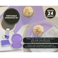 thumbnail image 3 of 72 Pieces Of Purple Party Supplies With Paper Plates, Cups, And Napkins For Birthday Decorations (Serves 24),Plates And Bowls Sets,Dinnerware Sets, 3 of 8