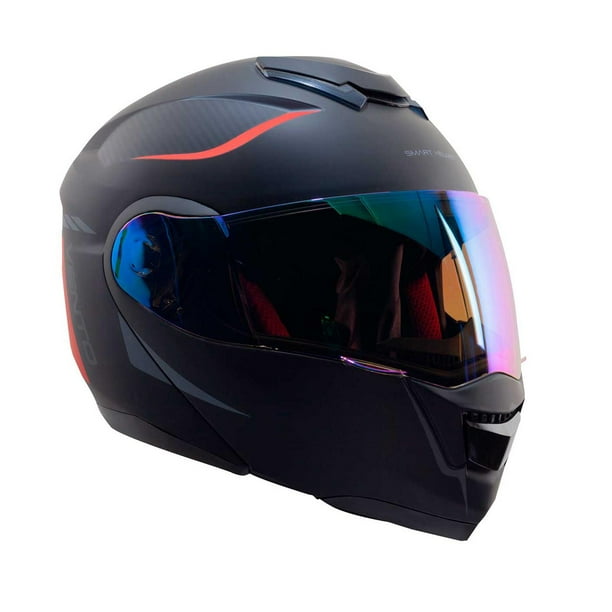 Casco Abatible Vento Gtv1 Rojo Negro Talla M Bodega Aurrera en línea - Main Image