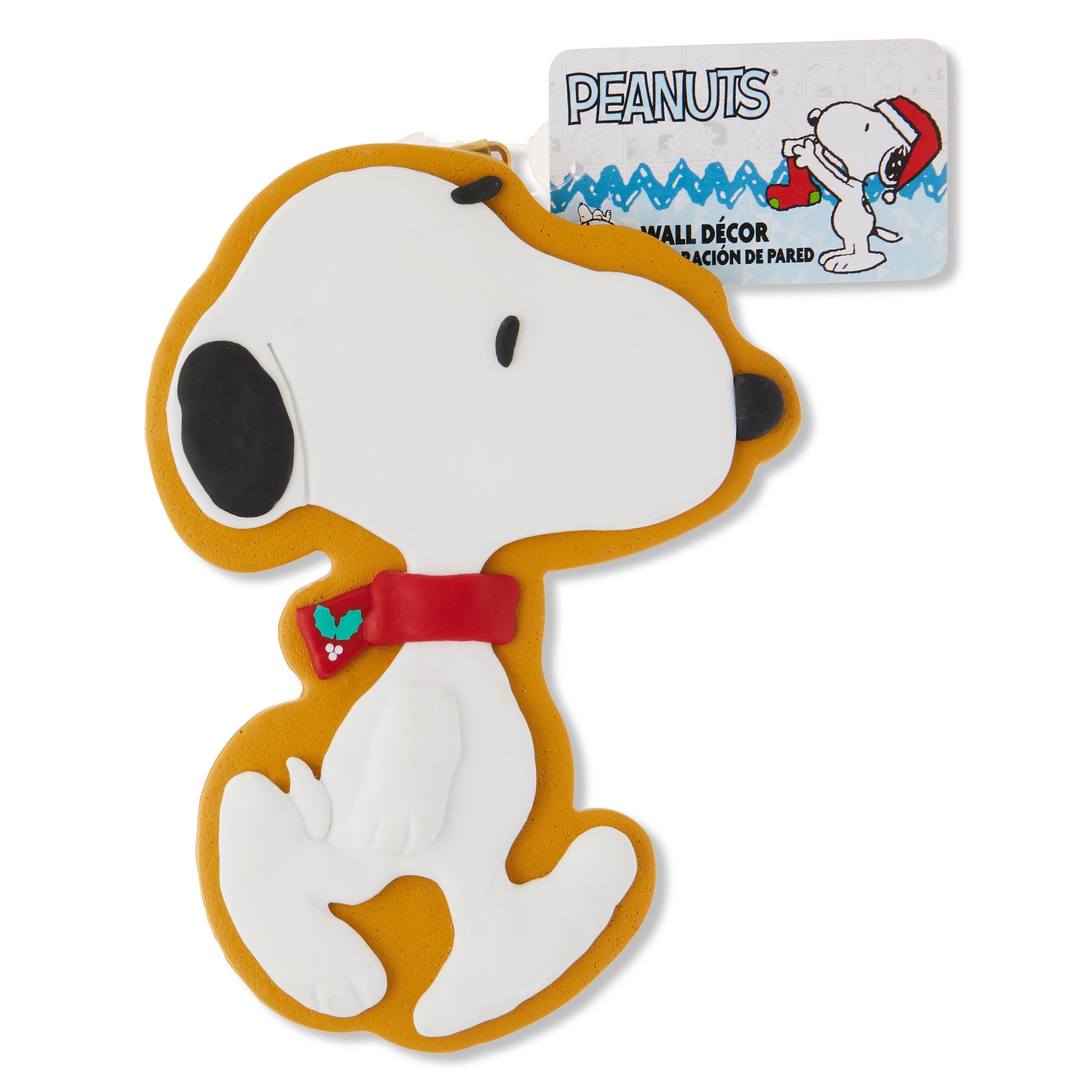 Peanuts, Snoopy " Cookie" Wall Decor, 5.5" Tall, White, by Ruz