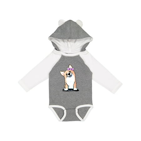 

Inktastic Corgi Puppy Girl Gift Baby Boy or Baby Girl Long Sleeve Bodysuit