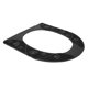 thumbnail image 3 of Four Season Universal Toilet Seat Cover Washable Silicone Non Slip Toilet Seat Cover Pad Grey, 3 of 5